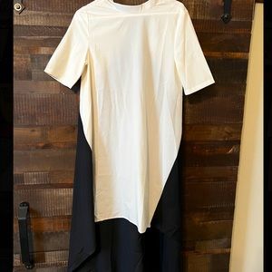 Hi-Lo dress, black & white design. NWT.